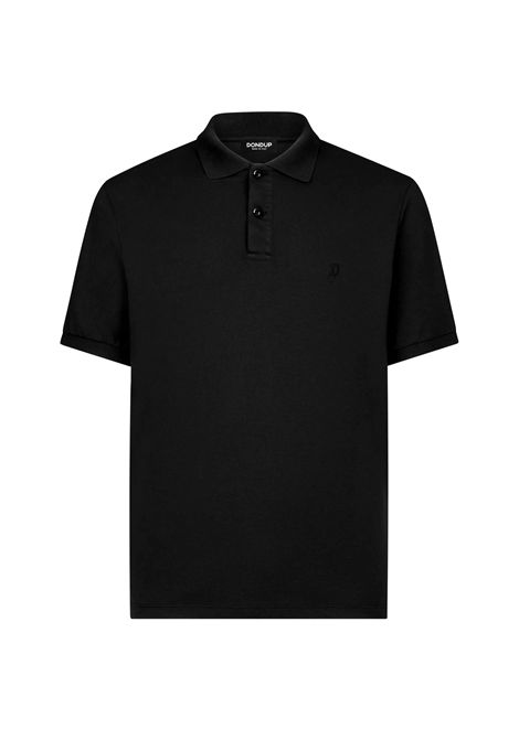 Polo dondup uomo US347 JS0292U in cotone nera pe25 DONDUP | Polo | US347JS0292 PTO999